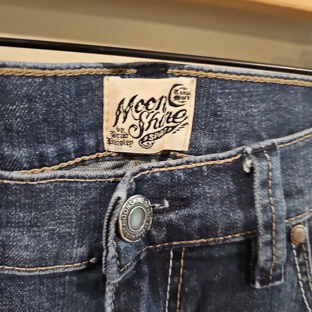 Moonshine Spirit 120 Proof Jeans 38x34 Slim Straight Men's